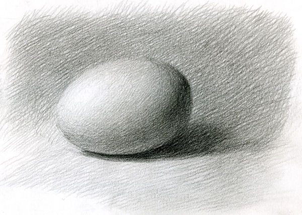 Штрихи простым карандашом