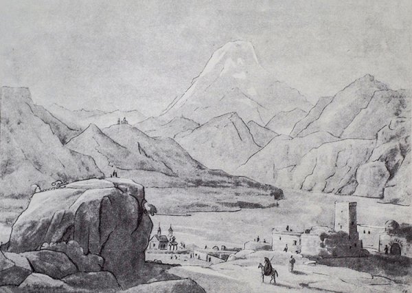 Никанор Чернецов художник Дарьяльское ущелье