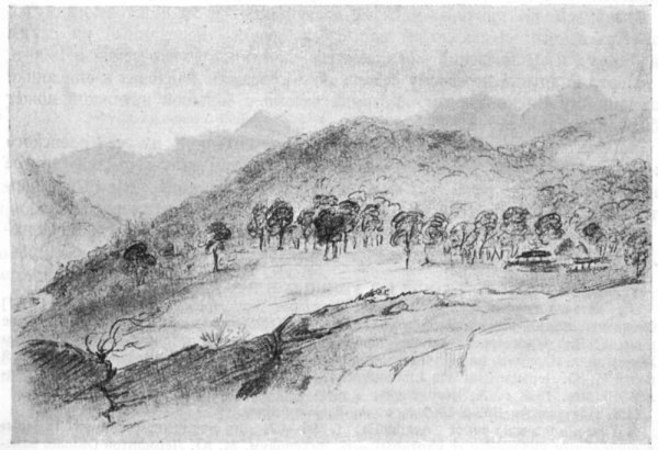 М.Ю Лермонтов вид Бештау близ Железноводска 1837