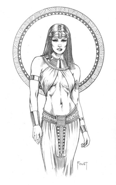 Богиня Исида тату эскизы