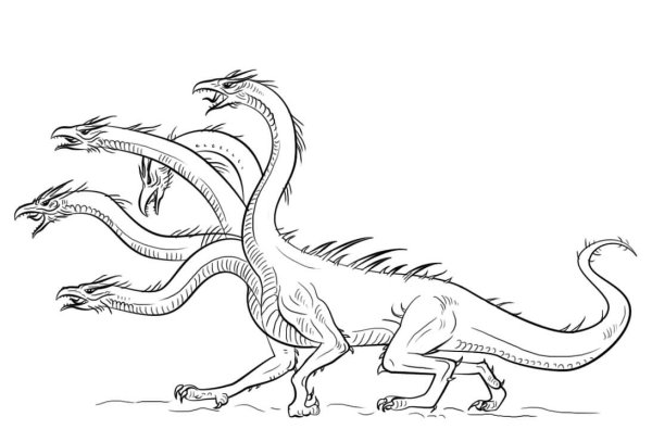 Раскраска дракон