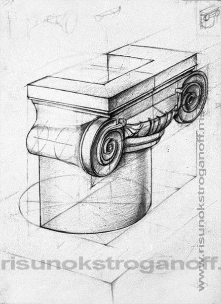 Розетка Восьмилистник сбоку
