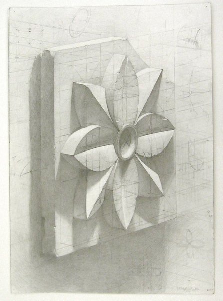 Гипсовая фигура. Орнамент «цветок лотоса»