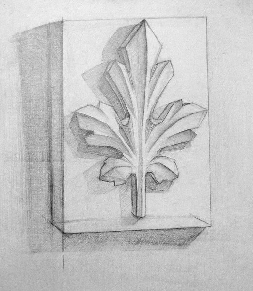 Натюрморт с гипсовой розеткой