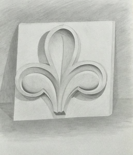 Гипсовая розетка яблоко