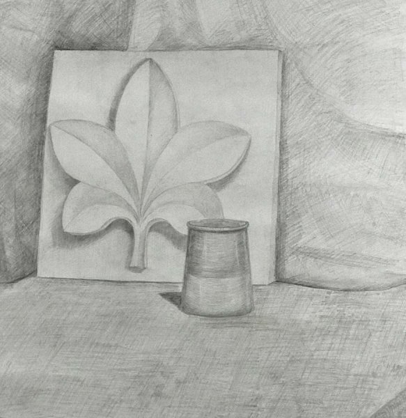 Акантовый лист Академический рисунок