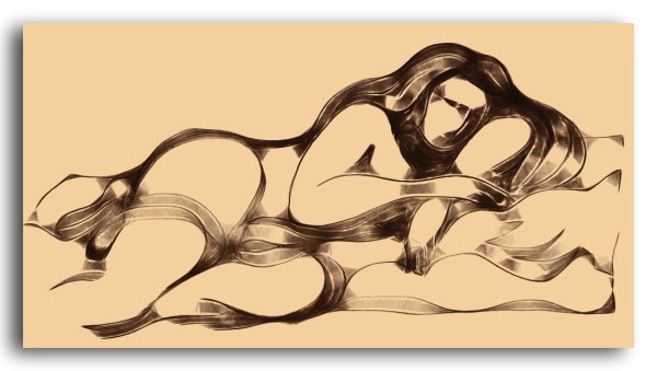 Гармоничный рисунок карандашом