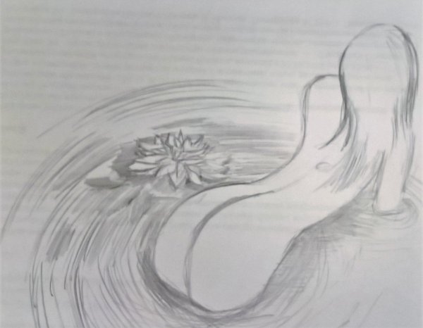 Рисунок утро легкий