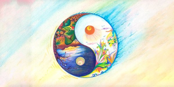 Мандала Инь Ян Гармония