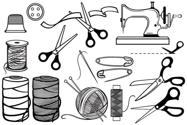 Профессия швея раскраска для детей