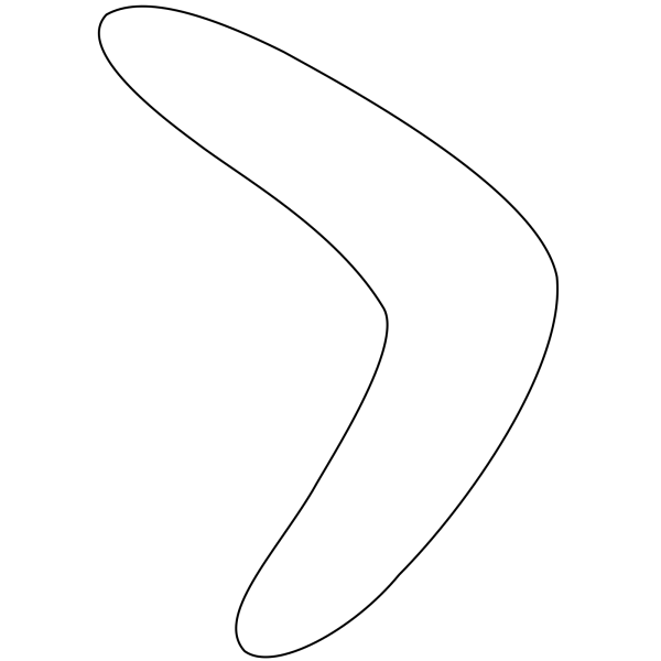 Бумеранг рисунок