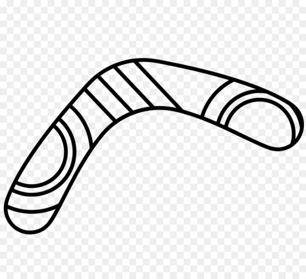 Трафарет бумеранга