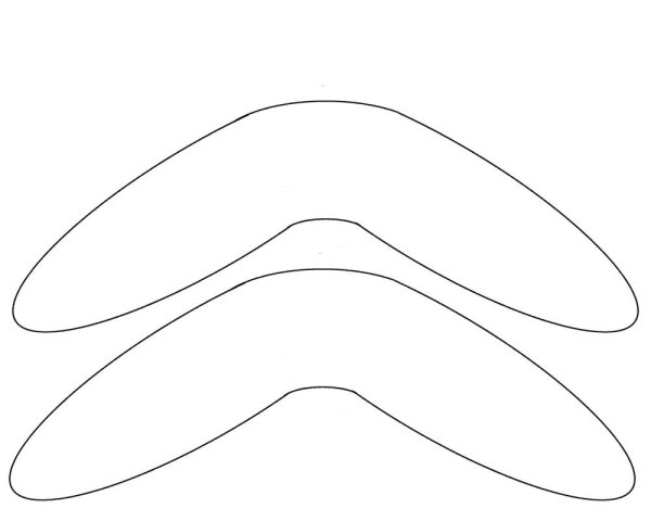 Австралийский Бумеранг вырезанный