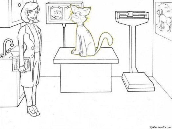 Рисунок на тему ветеринар