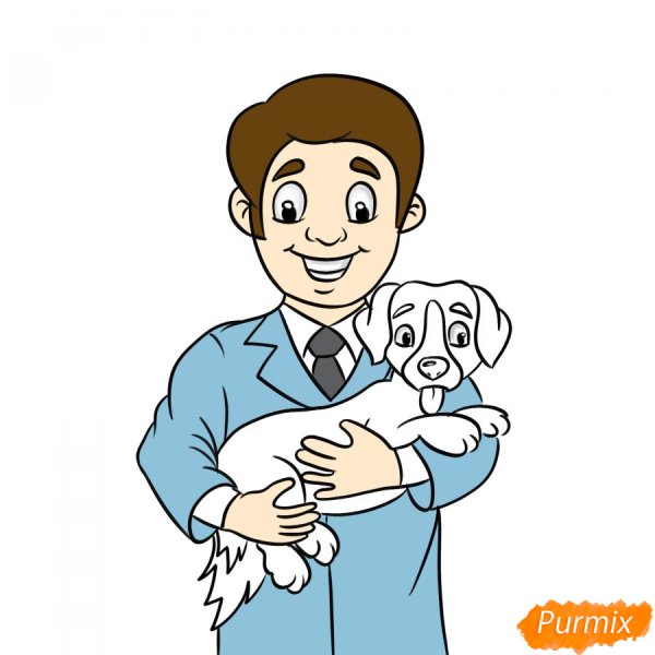 Раскраска ветеринар