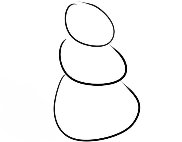 Снеговик раскраска