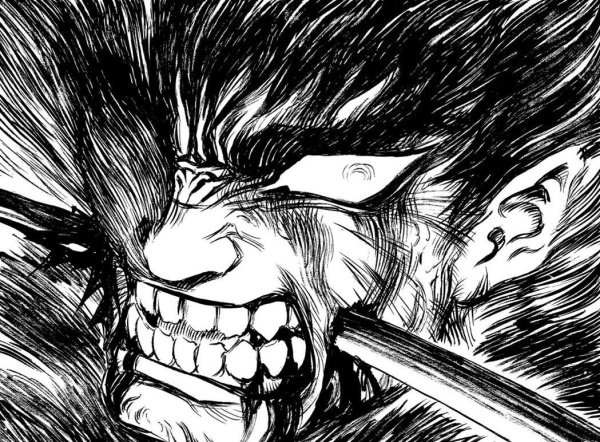 Гатс Берсерк скетч