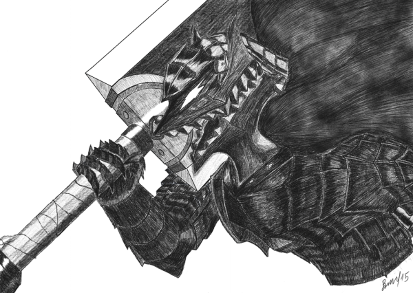 Гриффит Берсерк эскиз