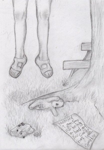 Депрессивные рисунки карандашом