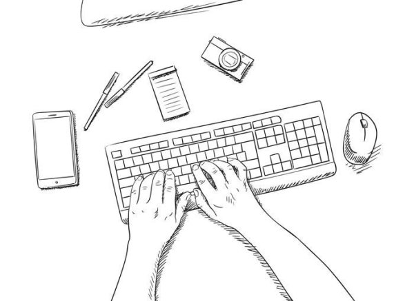 Клавиатура раскраска