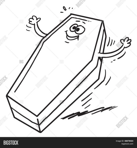 Мультяшный гроб