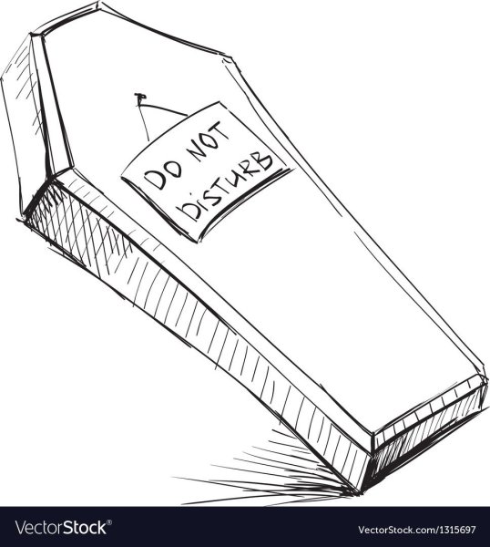 Нарисованный гробик