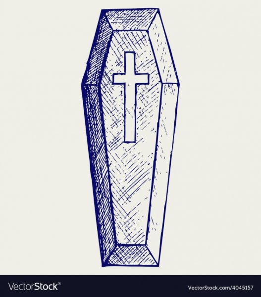 Гроб рисунок