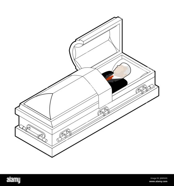 Гроб раскраска