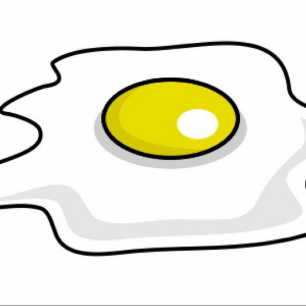 Яичница мультяшная