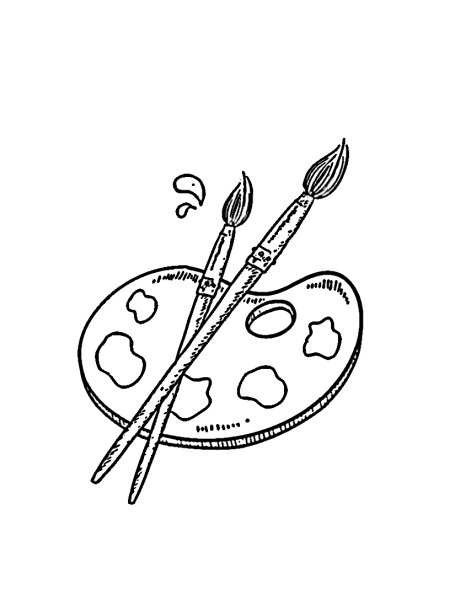 Кисточка эскиз