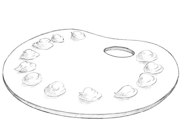 Палитра карандашей