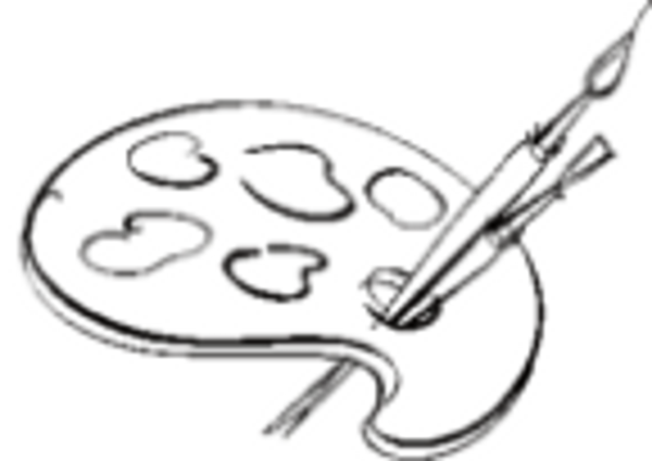 Палитра раскраска для детей