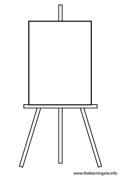 Мольберт карандашом