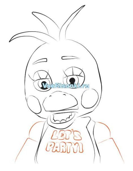 Той чика раскраска