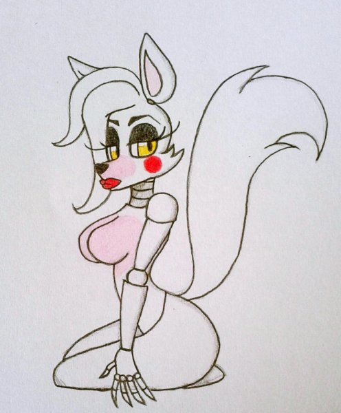 Срисовка Мангл из Фредди