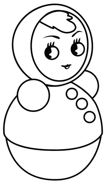 Кукла неваляшка