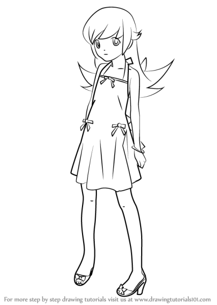 Раскраска аниме Шинобу