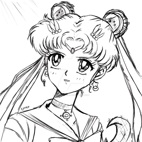 Контур Сейлор Мун аниме