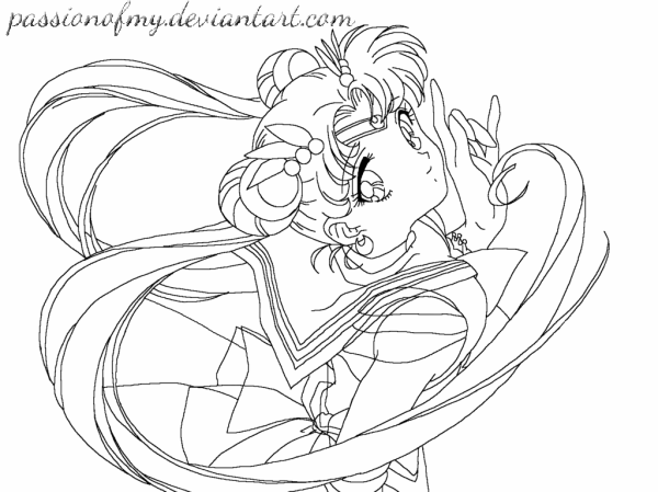 Сейлормун Венера раскраска