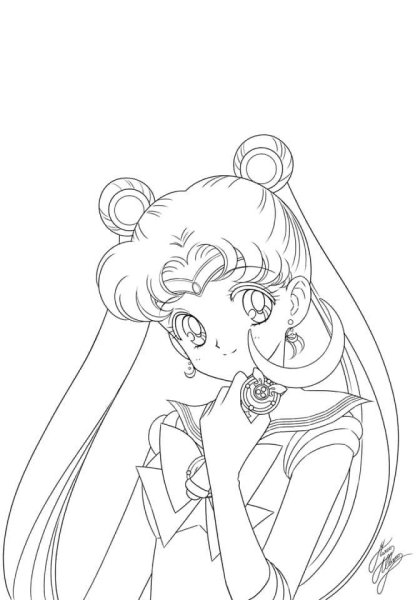 Сейлор Юпитер раскраска