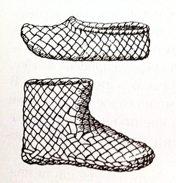 Лапти рисунок