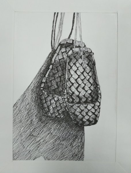 Иллюстрация к рассказу лапти