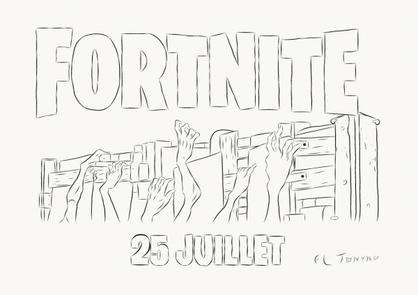 Раскраски Форт найн Ронин