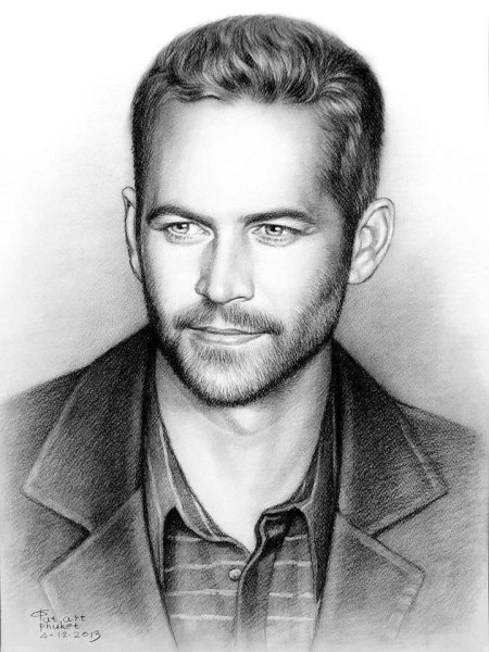 Зарисовки лица человека