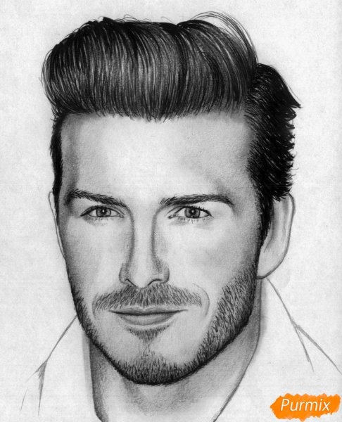 Портрет мужчины карандашом для начинающих