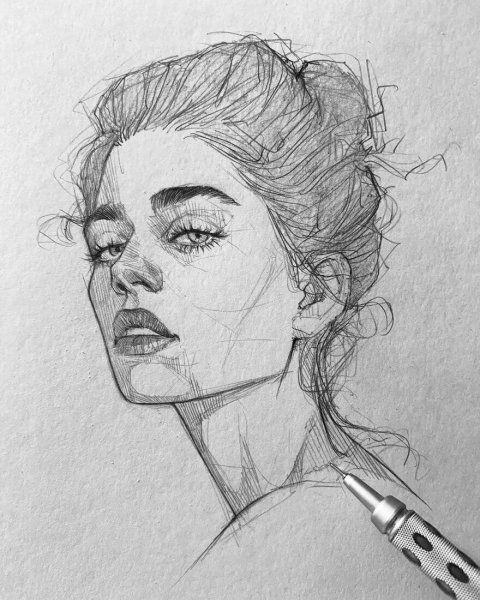 Эскизный портрет