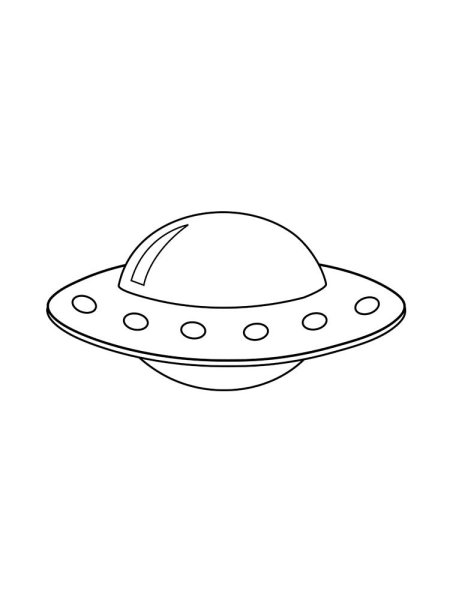 Летающая тарелка раскраска для детей