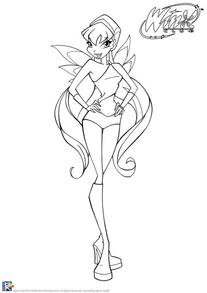 Как нарисовать Винкс музу