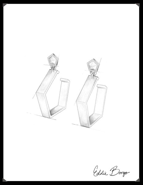 Серьги эскиз