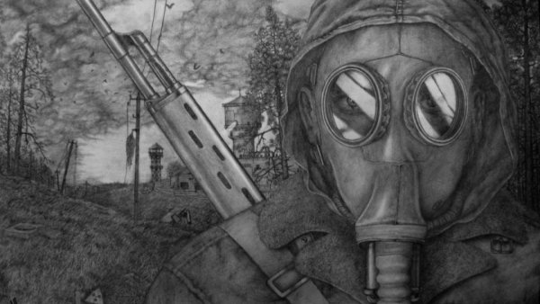 Сталкер рисунки